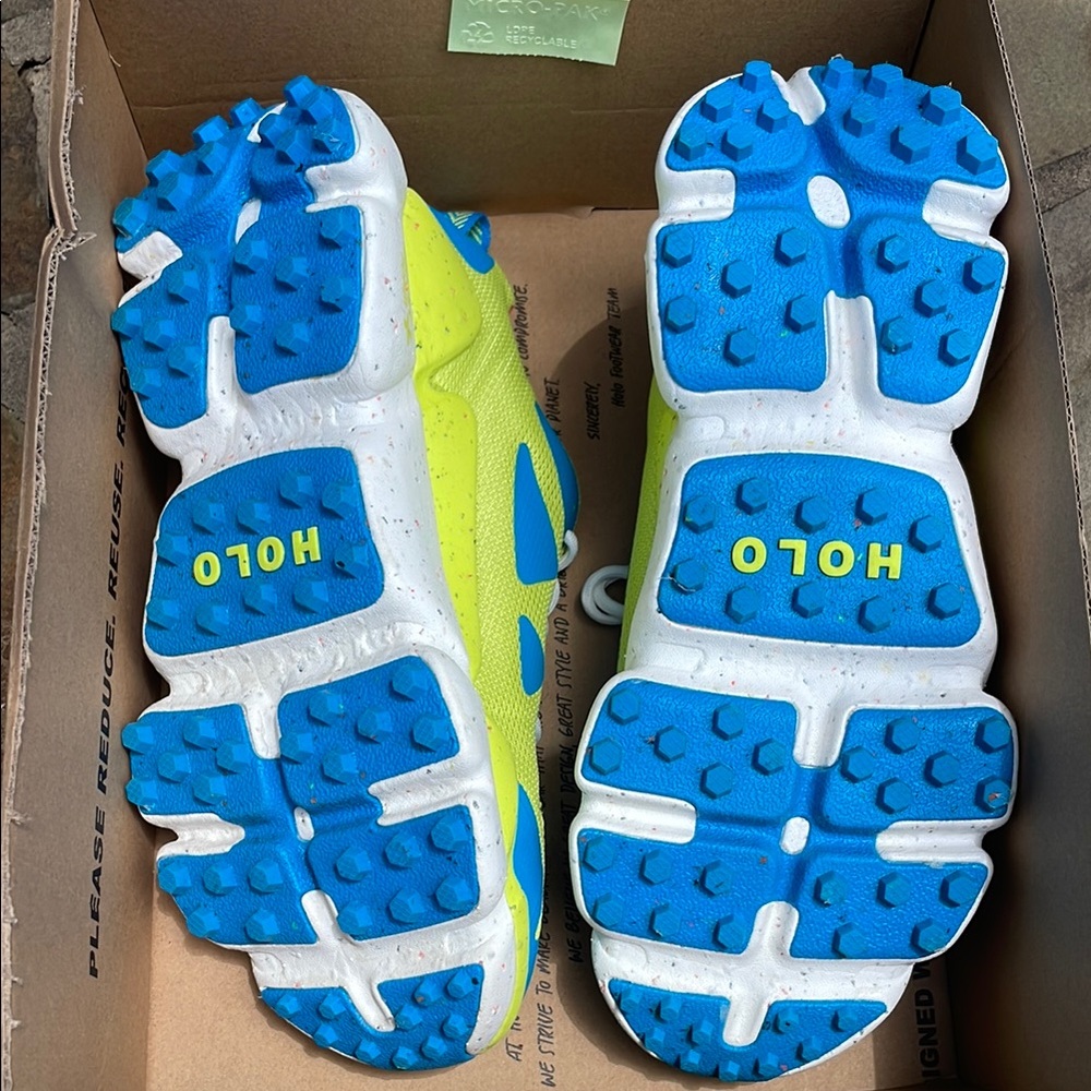 Holo Blue and Yellow Sneakers - Picture 5 of 10